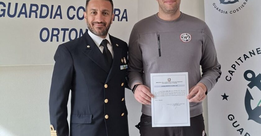 Simone Smigliani Pilota effettivo della Corporazione Piloti Abruzzo