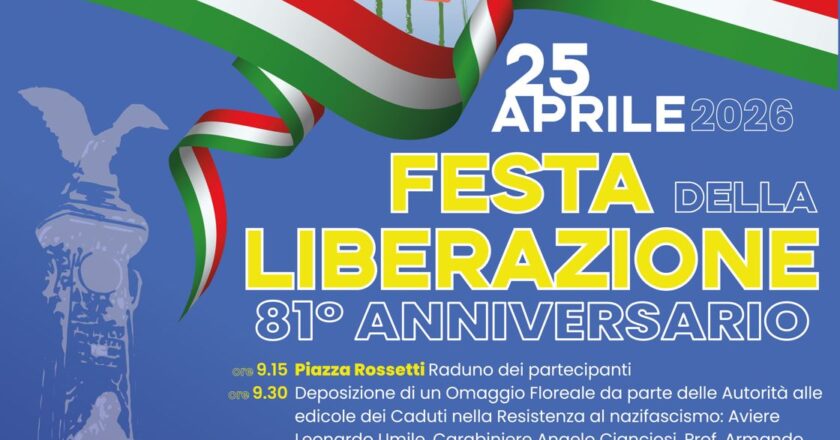 Vasto celebra la Festa della Liberazione, gli appuntamenti in programma il 25 aprile