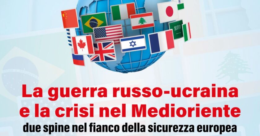 Vasto, sabato a Palazzo d’Avalos, alle 17, il primo seminario di geopolitica “La guerra russo-ucraina e la crisi del Medioriente”