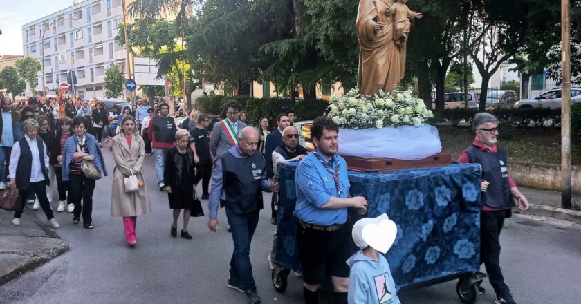 Vasto e la Processione in onore di Maria Ausiliatrice