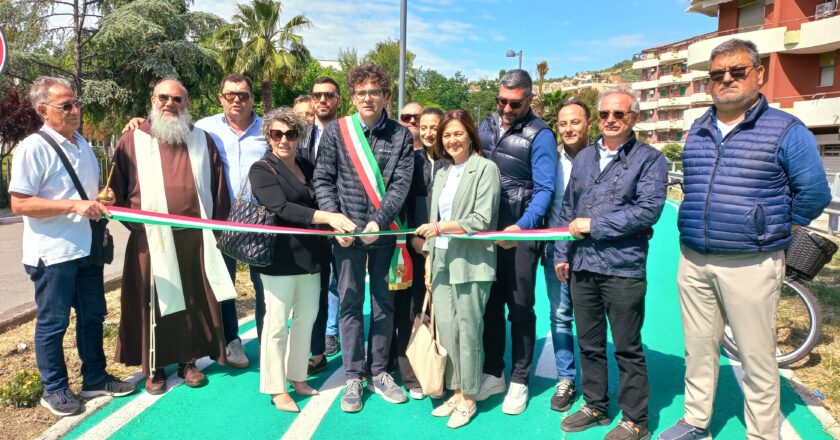 Inaugurato il collegamento tra la Via Verde e il Lungomare Duca degli Abruzzi a Vasto