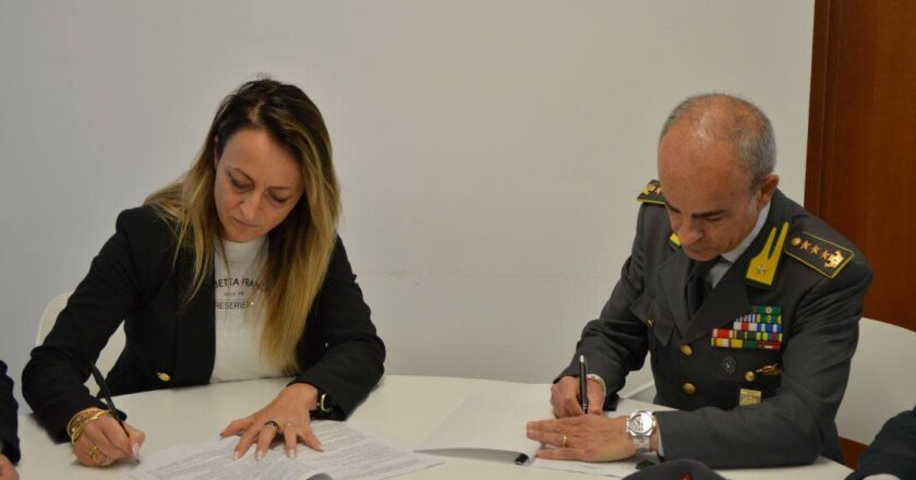 San Salvo, protocollo d’intesa con la Guardia Di Finanza per rafforzare le attività di prevenzione, accertamento e repressione degli illeciti economici e finanziari