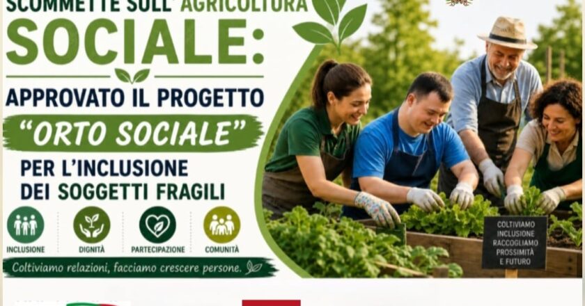 Paglieta scommette sull’agricoltura sociale: approvato il progetto “orto sociale” per l’inclusione dei soggetti fragili
