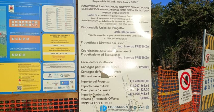 Via Verde, a Torino di Sangro ecco i cantieri