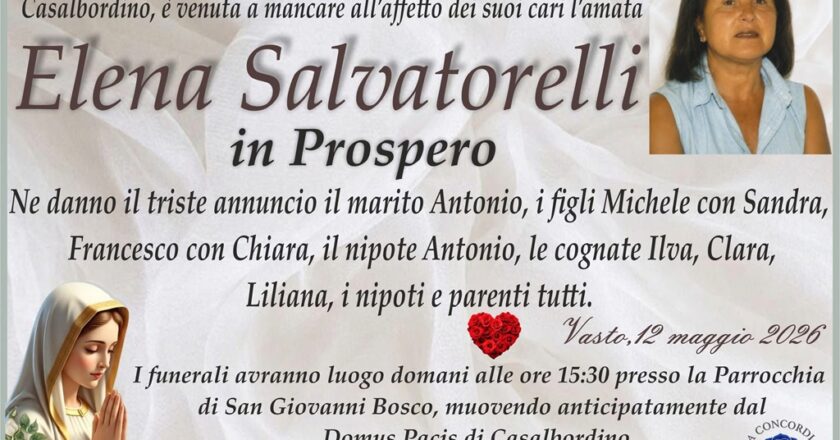Lutto Prospero-Salvatorelli, le condoglianze di Fratelli d’Italia