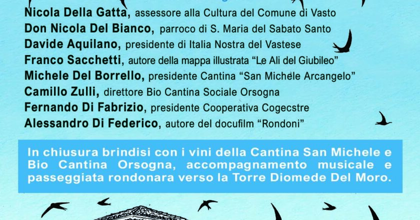 Monumenti vivi, il 22 maggio si inizia da Vasto