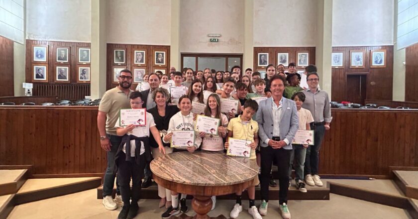 Vasto, premiati in Sala Consiliare i 44 studenti-atleti della Scuola Media Paolucci