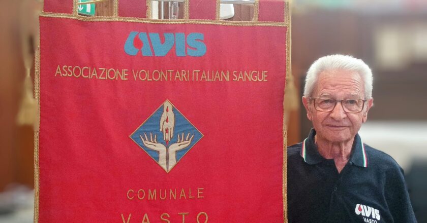 Gli 80 anni di Franco Gabriele, Vice Presidente Avis di Vasto