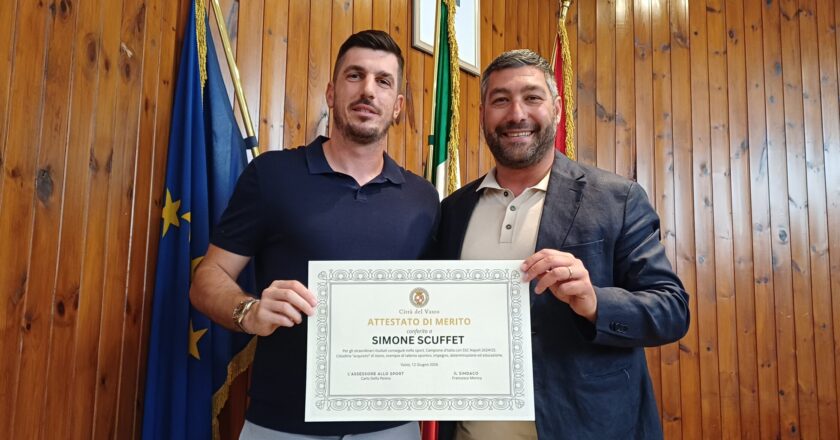 Vasto, attestato di merito per Simone Scuffet e Roberto Di Giacomo