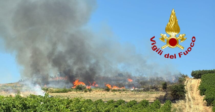 Incendi, una giornata complicata per il Vastese
