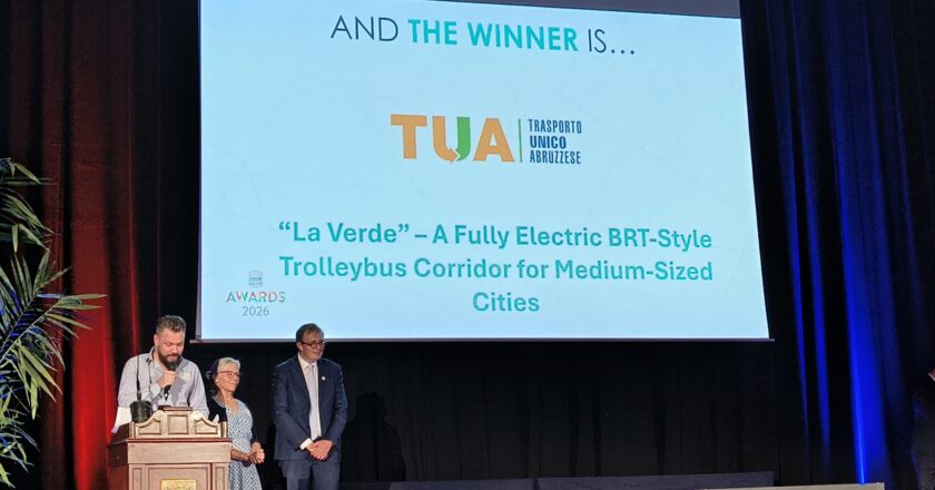Tua vince l’UITP Award 2026 con “La Verde”