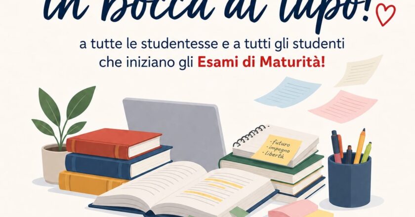Esami di maturità, gli auguri di Menna e Cianci e dell’Amministrazione Comunale di Vasto