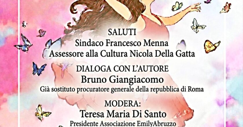 Vasto, il 12 giugno la presentazione del libro di Marco Frosini “Il volo di Emma”