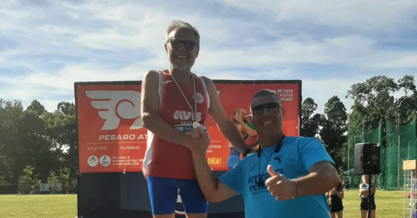 Il vastese Luigi Di Lello trionfa a Pesaro nelle specialità di atletica in pista: obiettivo pass per i Campionati Nazionali Master