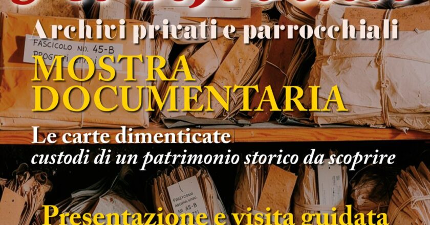 “Le carte dimenticate”: a Vasto una mostra documentaria dedicata agli archivi privati e parrocchiali