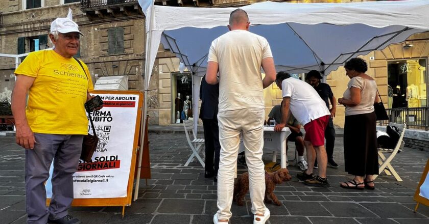 Schierarsi torna in piazza: raccolta firme a San Salvo Marina e Vasto Marina