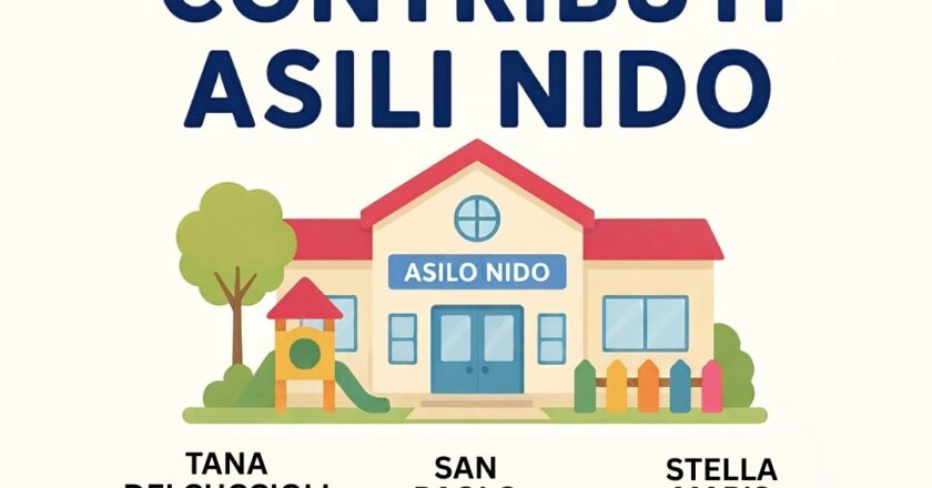 Asili nido Stella Maris, Tana dei Cuccioli e San paolo. Ecco i contributi a sostegno delle famiglie
