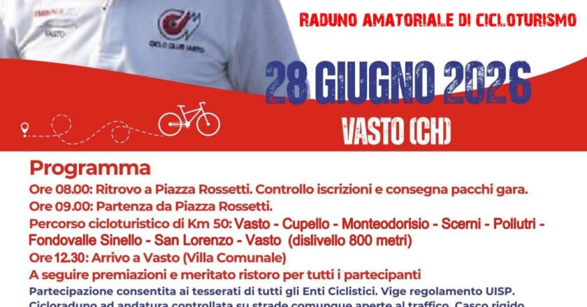 Vasto, il 28 giugno il 7° Memorial “Angelo Menna”
