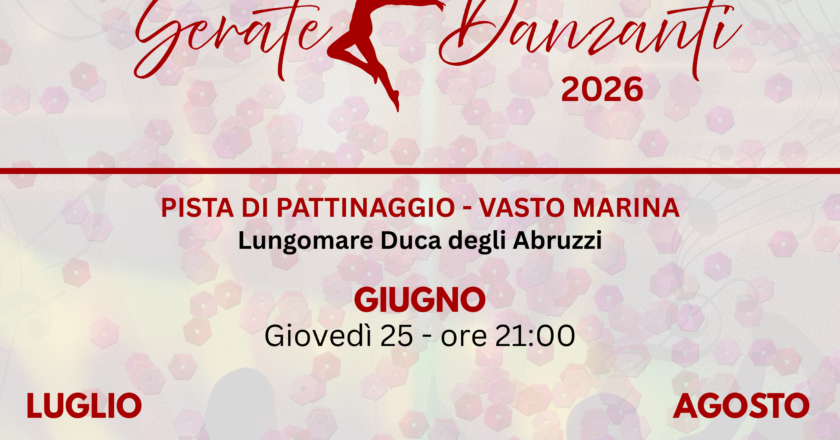 Tornano le serate danzanti a Vasto Marina