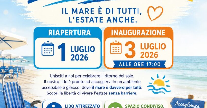 Lido Insieme, da oggi è operativo