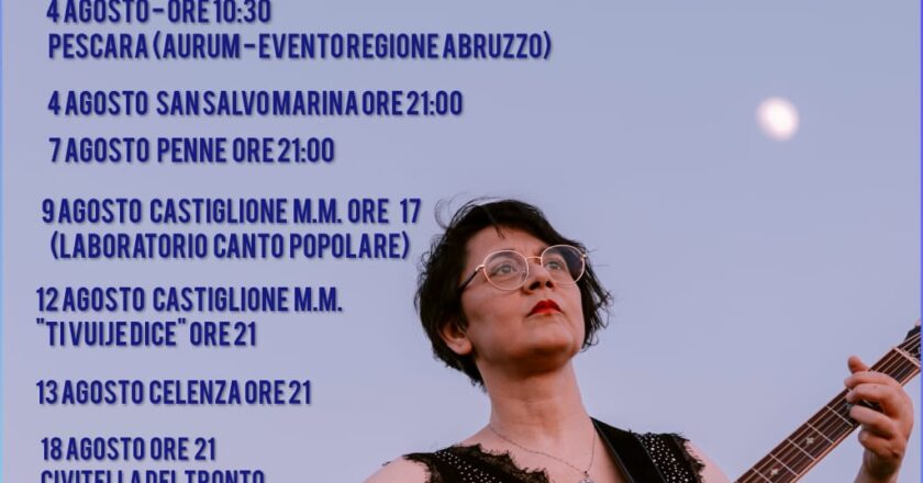 Lara Molino in tour con i concerti dell’estate 2026. Musica, tradizione e memoria: ad agosto anche il ricordo di Marcinelle nel documentario Rai “Il Fiore delle Terre Nere”