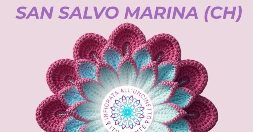 Big Tappa dell’Infiorata all’Uncinetto Itinerante 2026: il grande ritorno a casa a San Salvo Marina