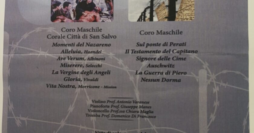 San Salvo: il Coro Alpino Abruzzo “Brigata Maiella” presenta il Cineconcerto Polifonico
