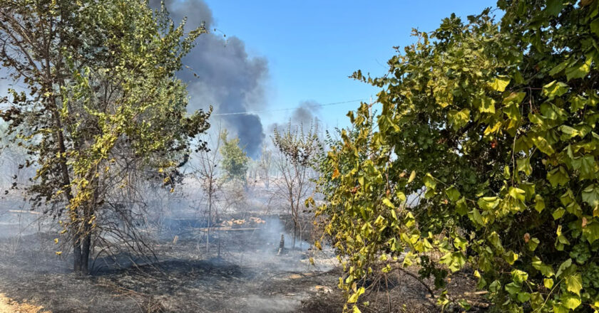 Casalbordino, incendio in via Miracoli