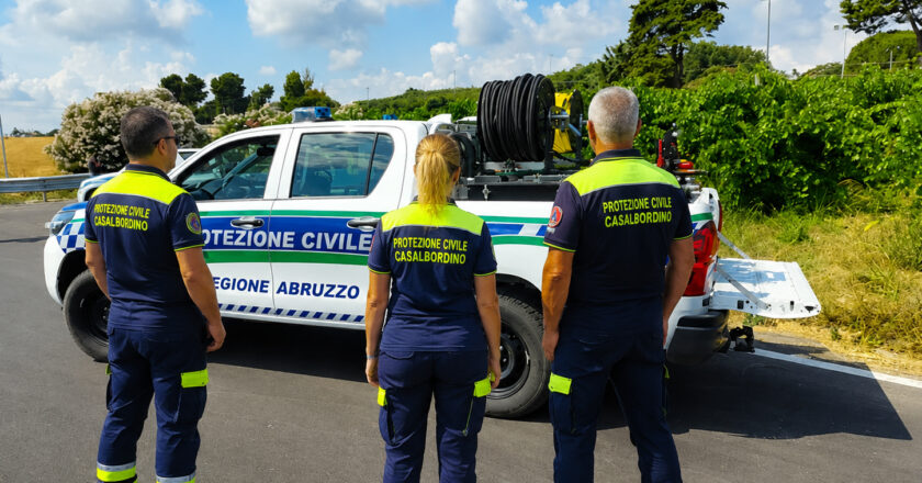 La Protezione civile “Madonna dell’Assunta” in aiuto alle autorità