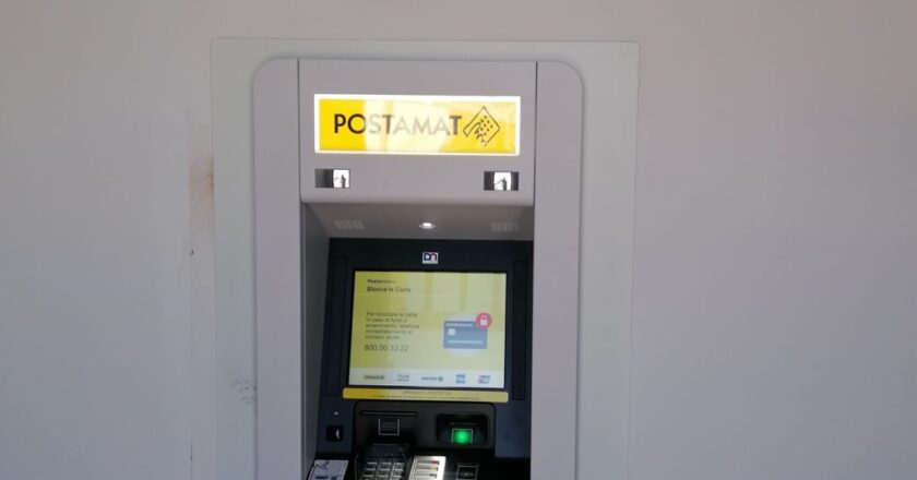 Poste Italiane, a Schiavi d’Abruzzo installato e operativo l’ATM postamat di nuova generazione