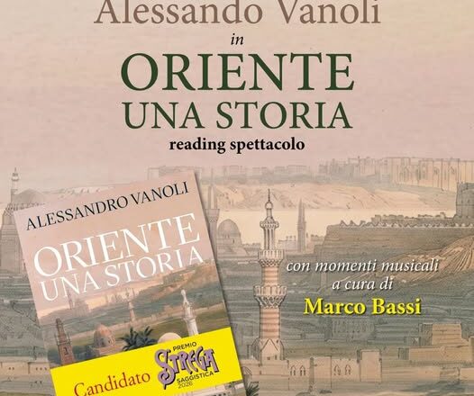 A Casalbordino la presentazione di “Oriente. Una storia” con l’autore Alessandro Vanoli, finalista al Premio Strega