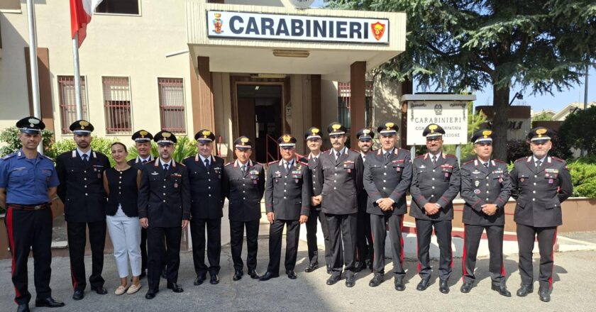 La visita alla Compagnia Carabinieri di Vasto del Generale di Corpo d’Armata Nicola Massimo Masciulli