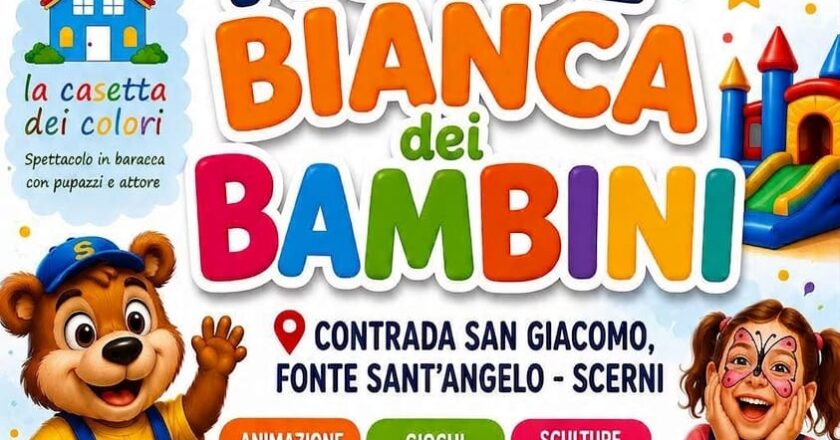 Scerni, la Notte Bianca dei Bambini