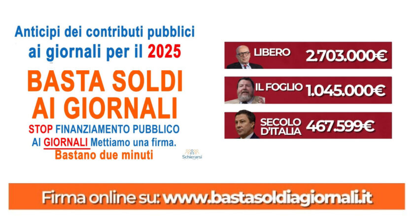 Schierarsi, ultimi appuntamenti in provincia prima del Firma Day nazionale