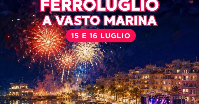 Ferroluglio accende Vasto Marina: due serate di musica e spettacolo e spettacolo pirotecnico sul mare