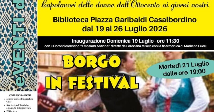 Casalbordino, al via la mostra «antichi ricami e trame moderne»