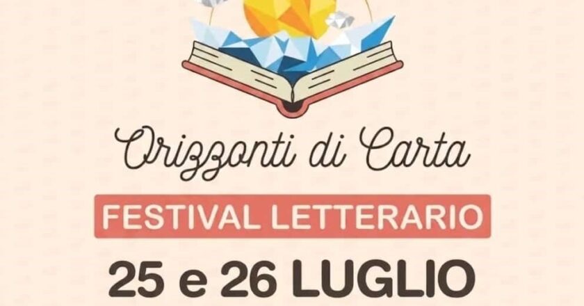 Torna “Orizzonti di Carta”: il 25 e 26 luglio ai Giardini d’Avalos terza edizione del festival dedicato ai libri