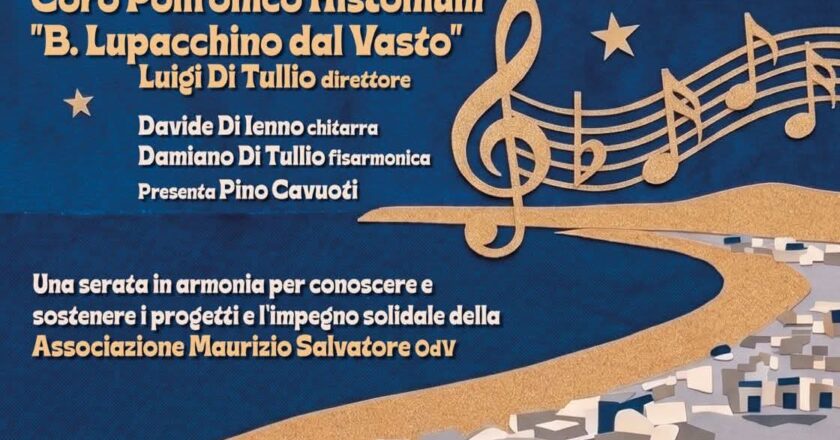 Vasto, martedì 11 agosto il Coro Polifonico Histonium