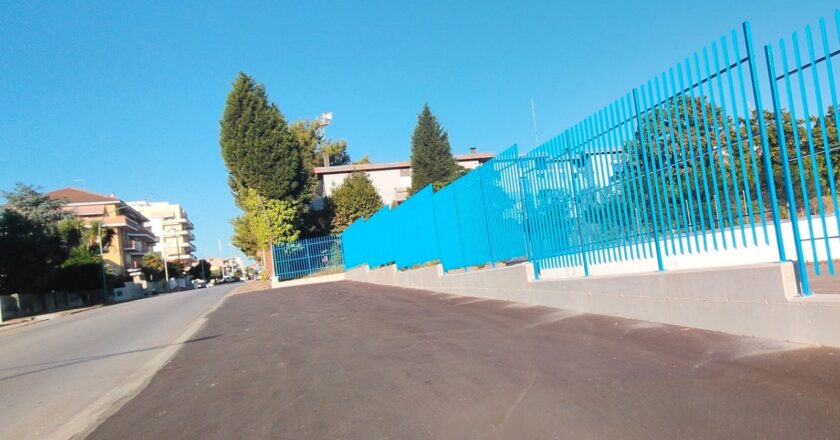 San Salvo, via Nuova Circonvallazione: terminati i lavori per l’ampliamento del parcheggio