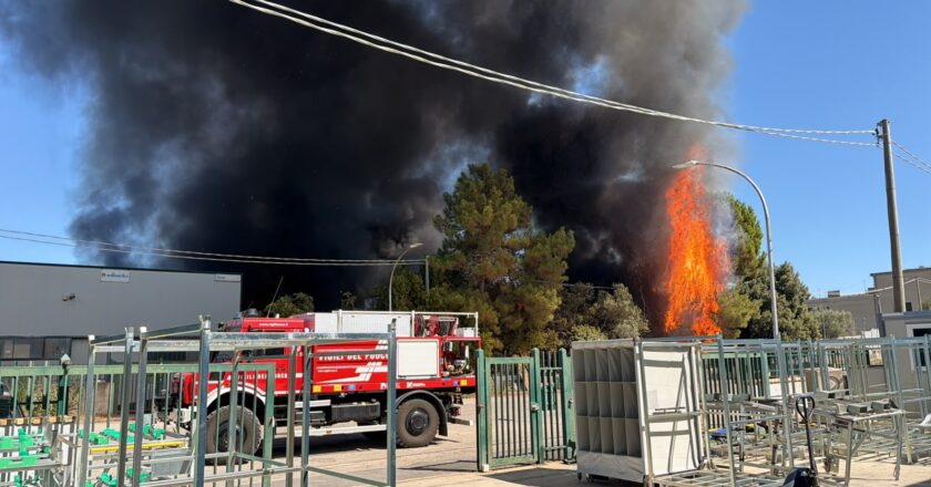 Cupello, nessun allarme per l’aria dopo l’incendio di ieri