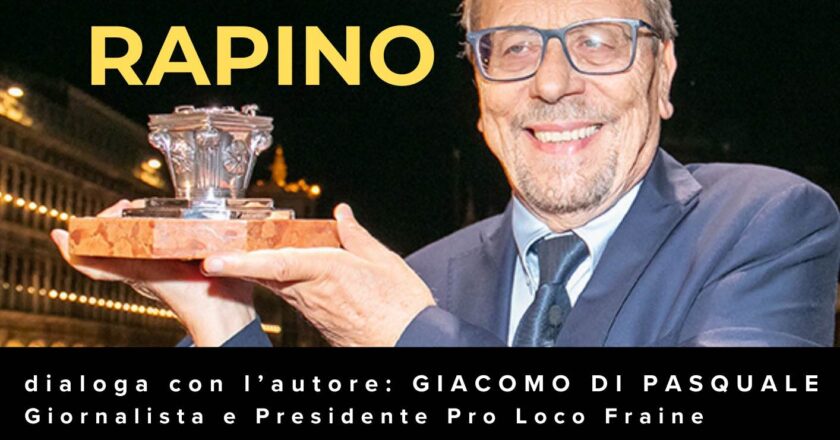 Il 18 agosto il Premio arte e cultura “Ruggero da Fraine 2026” assegnato al noto scrittore Remo Rapino