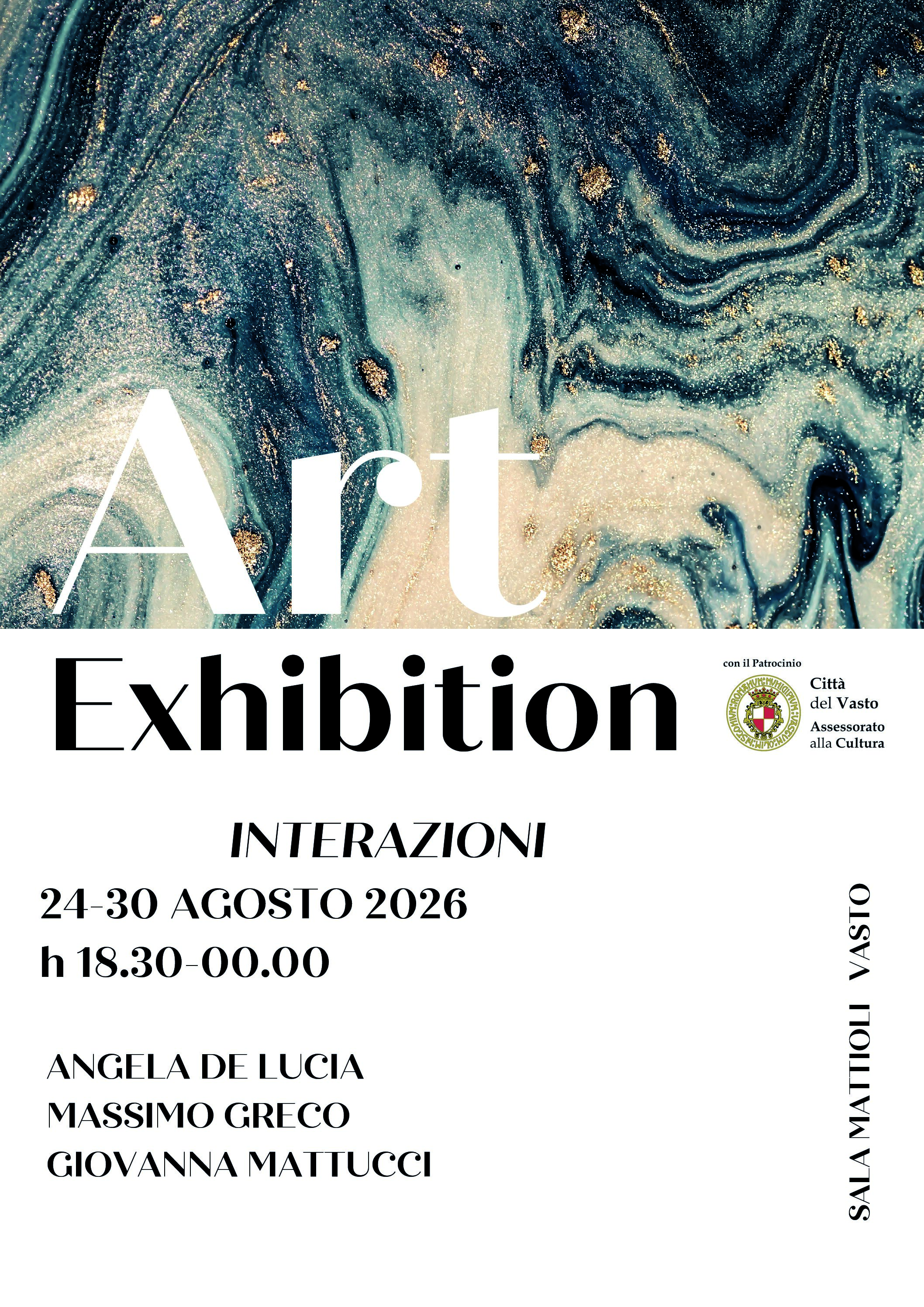 “Interazioni”, tre artisti contemporanei alla Sala Mattioli di Vasto