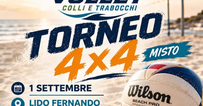 Vasto, l’1 settembre un torneo di beach volley per salutare l’estate e stare insieme