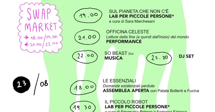 Festival Patate Bollenti: appuntamento sabato 22 e domenica 23 alla Villa Comunale di Vasto