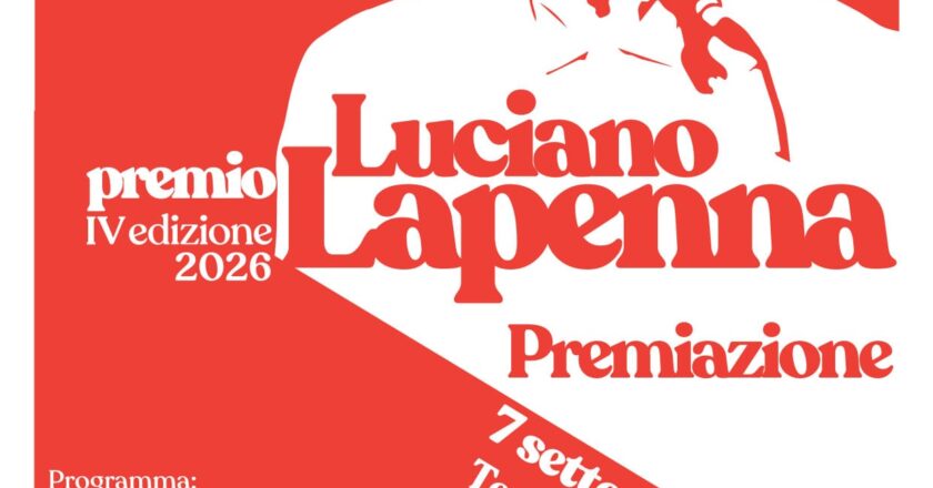 Vasto, lunedì 7 settembre il Premio Luciano Lapenna