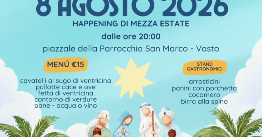 Vasto, l’8 agosto Serata di beneficenza e raccolta fondi per contribuire alla realizzazione de ”Il Grande Mistero”