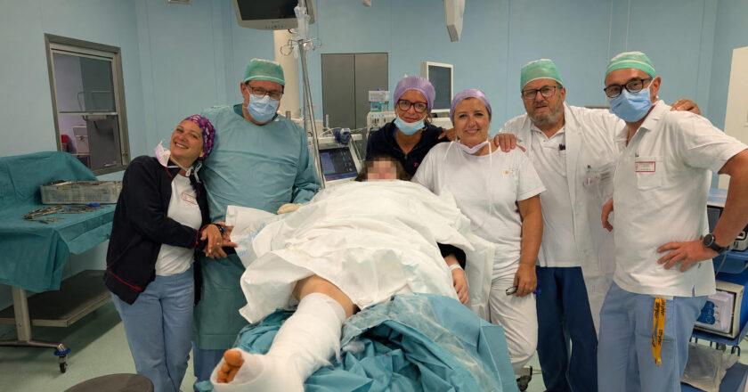 Donna incinta si frattura una caviglia, doppio intervento all’ospedale di Lanciano