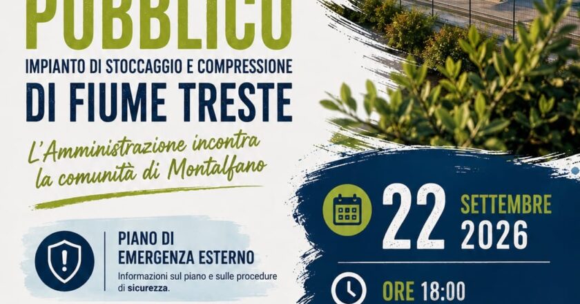 Cupello, martedì 22 settembre un incontro dedicato all’impianto di stoccaggio e compressione del Fiume Treste