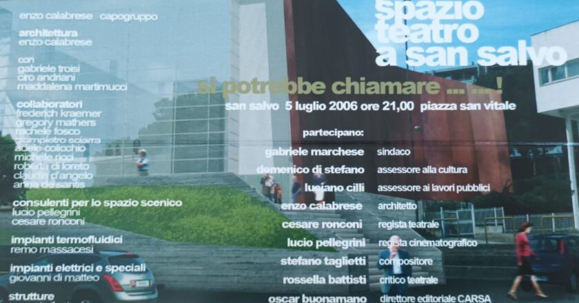 Gabriele Marchese: “Il nuovo teatro dovrà essere vivo, aperto e capace di far crescere la cultura e la comunità”