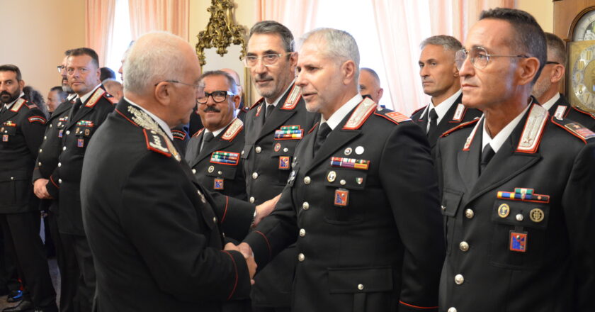La visita del Generale Rosario Castello al Comando Legione dei Carabinieri